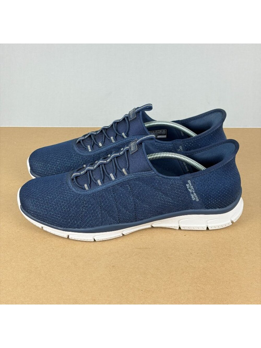 Skechers Slip-Ins Brilliance Night Shift Athletic Shoes Womens 11 Navy Blue